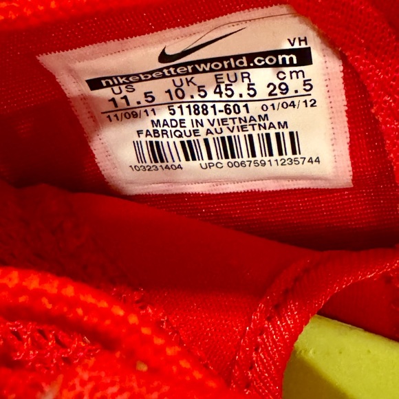 Nike Roshe Run “Sport Red” / Sz. 11.5 / NDS - Picture 4 of 6